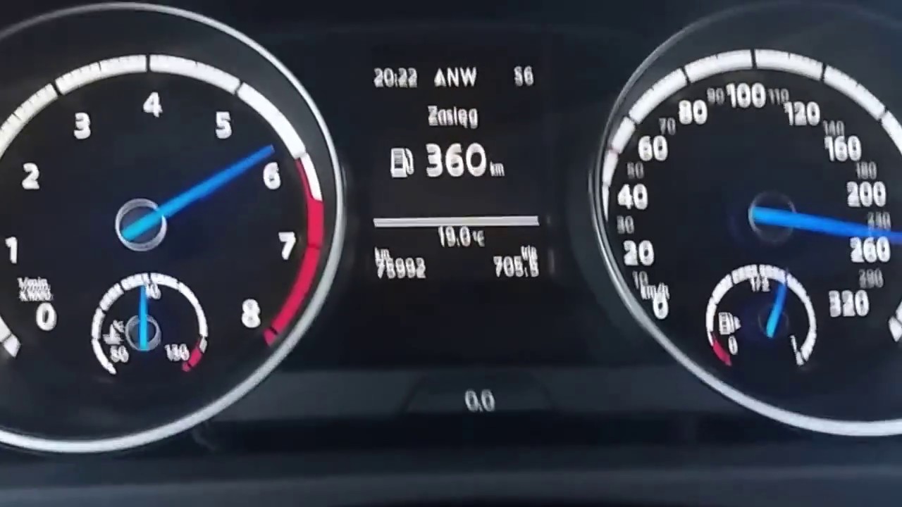 Volkswagen Golf VII R 300hp TOP SPEED - YouTube