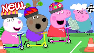 Peppa Pig Tales 🛴 Super-Duper Scooter Race 🏁 BRAND NEW Peppa Pig Episodes