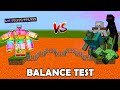 Minecraft Balance Test: Spectrite Golem Vs. Mutant Monsters