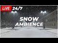 24/7 Snow Ambience &amp; Night Blizzard Sounds┇Blowing Snow &amp; Winter Wind Sounds for a Better Sleep