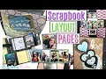 Scrapbook Layout Pages FLIP THROUGH, DIY Interactive Scrapbook Pages for 1 year anniversary Gift