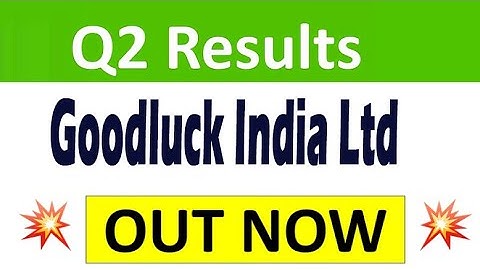 Goodluck India Ltd Q2 Results 2026 | Goodluck India Ltd Results Today#Goodluck India Ltdshare