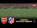 Arsenal vs Atletico Madrid | Champions League 2025/26 | Full Match All Goal | PES 21 Simulation