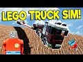 LEGO TRUCK DRIVER JOB ROLEPLAY IN LEGO CITY -  Brick Rigs Roleplay Gameplay - Lego City Job Sim