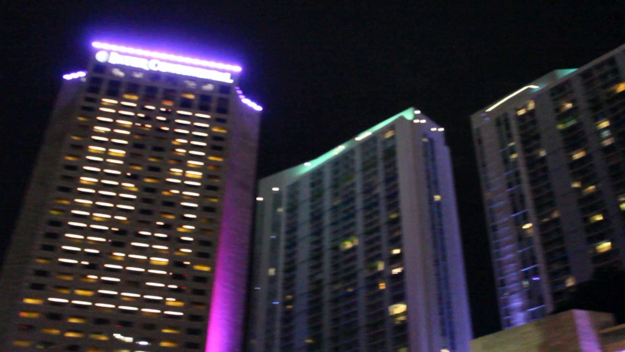 Miami Dancing Girl Building Hotel Intercontinental Miami YouTube