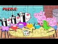 How to solve jigsaw puzzle with peppa pig and zebra family 28 fun learning with danik and lesha