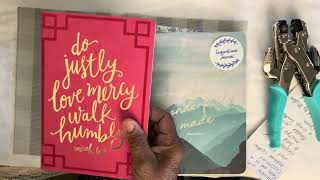 Let make a Faith Based Journal ; “Traveler Notebook”Style!🌸