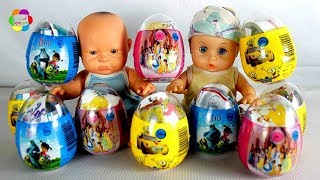 لعبة بيض المفاجآت ديزنى الشفاف للاطفال اجمل الالعاب للبنات والاولاد Disney surprises eggs toys
