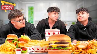 IN-N-OUT MUKBANG || WHO WOULD WE KICK OUT THE GROUP??