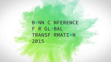 Bonn Conference for Global Transformation 2015 - Trailer