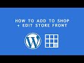 Bluehost WordPress Tutorial: Upload item to WooCommerce Shop and Edit Shop Page (Elixar Theme)
