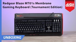 Redgear Blaze MT01s Membrane Gaming Keyboard Tournament Edition Unboxing