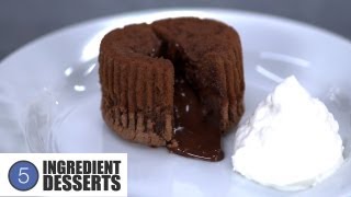 Chocolate lava cakes are a gorgeous, warm dessert. soft cake-like
exterior hides flowing river of molten within. very simple to prepare,
but ve...