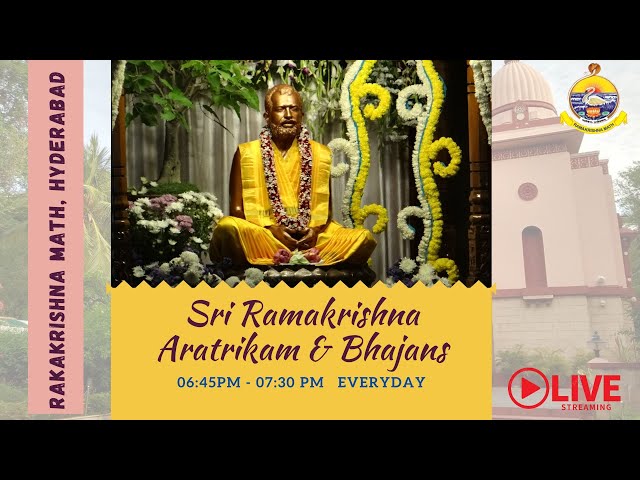 Watch Sri Ramakrishna Aratrikam u0026 Bhajans class=