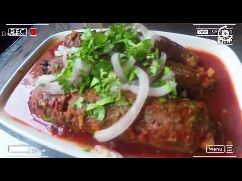 გურმანის ეკალი   Oettinger Pub   შებოლილი ნეკნები გამომცხვარი კარტოფილით და ნივრის სოუსით