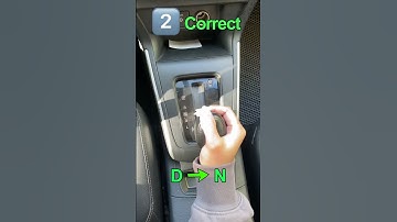 The correct way to park an automatic car #car #driving #drivingschool