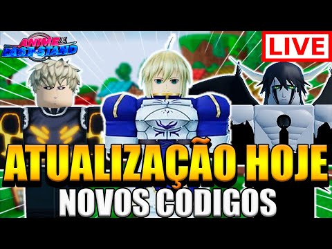 NOVA ATUALIZAÇÃO HOJE ANIME LAST STAND 🔴 NEW CODES E NOVA SABER