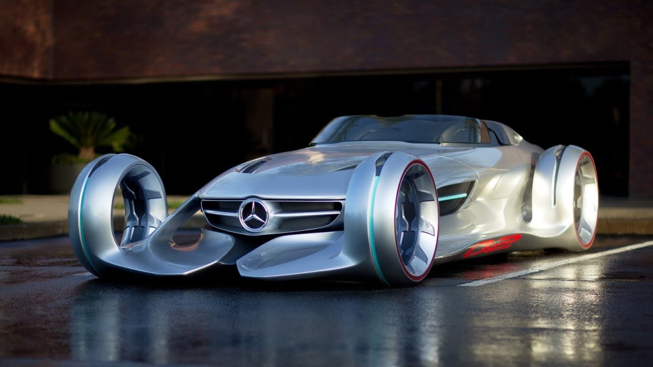 mercedes benz silver lightning 
