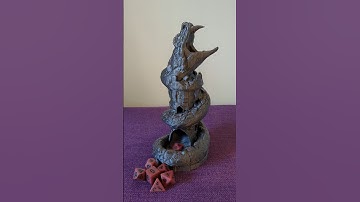 3D Print Basilisk Dice Tower #3dprinting #3dprinted #dicetower #dnddice