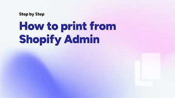 How to Print from Shopify Admin - Pixi Guides