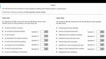 Listening C1, CAE Practice Test 2015 Plus 2, Test 4, Part 4