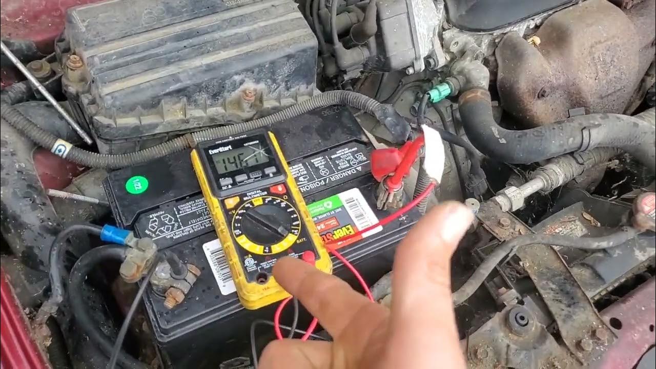 how to check your alternator easy !! #alternator #12volts - YouTube