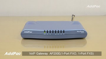 AP200E VoIP Gateway(1-FXO, 1-FXS) VoIP 게이트웨이 | AddPac