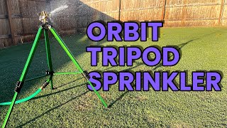 Orbit Tripod Impact Sprinkler | Portable Above Ground Sprinkler