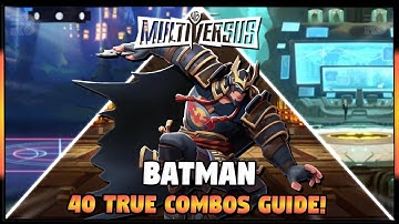Batman TRUE Combos Guide, How To Do It! | MultiVersus 2024