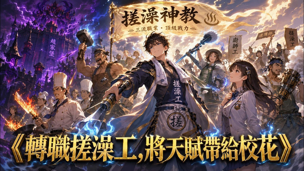 廢柴搓澡工：覺醒神級系統逆襲成神