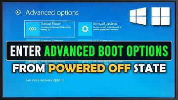 How To Enter The Windows Recovery Environment (WinRE) From Powered-Off State On Windows 10/11