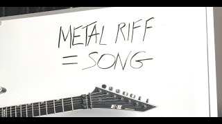 How to Turn a Metal Riff Into a Song (7 Simple Steps)