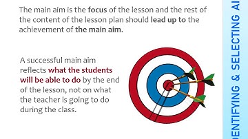 Identifying and Selecting Aims