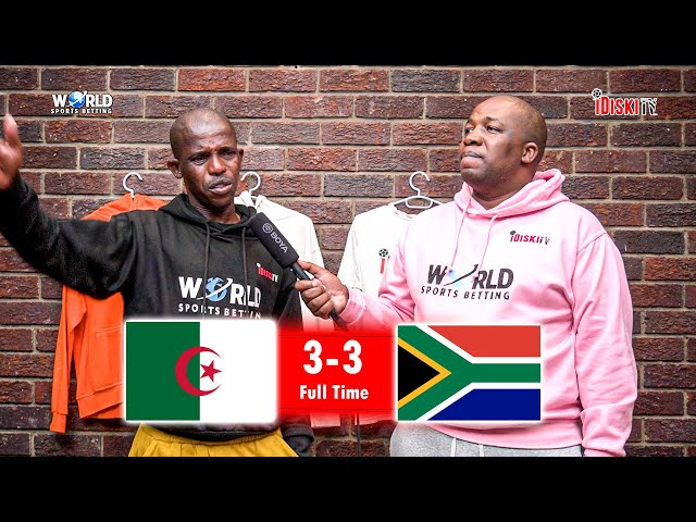 Very Exciting Game of Football | Algeria 3-3 Bafana Bafana | Junior Khanye class=