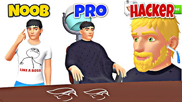 NOOB vs PRO vs HACKER in Hair Tattoo