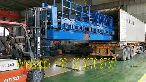 Deliver floor deck roll forming machine for our customer!