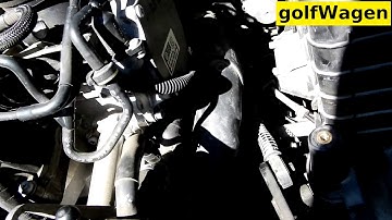 VW Golf 6 coolant temperature sensor locate