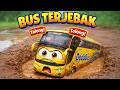 Bis Lucu Terjebak, Tolongg❗🚌😮- Lagu Roda Roda Bis Terbaru | Lagu Anak Roda Roda Berputar Edukatif
