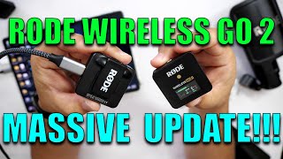 The BEST Wireless Microphones! Massive Update for the RODE Wireless Go 2!