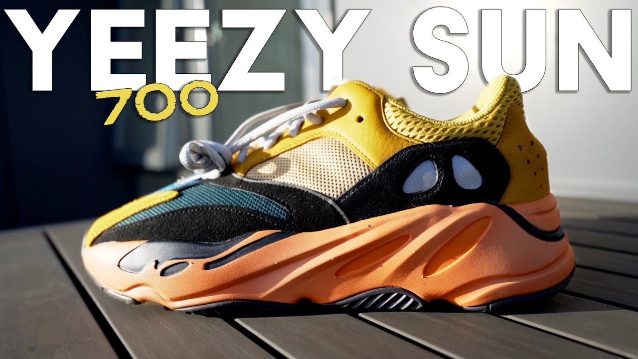 Yeezy Boost 700 Sun Review, Unboxing & On-Feet - YouTube