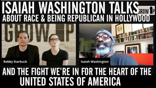 Interview Isaiah Washington From Greys Anatomy & The 100 About Supporting Trump & Being Republican @RobbyStarbuck