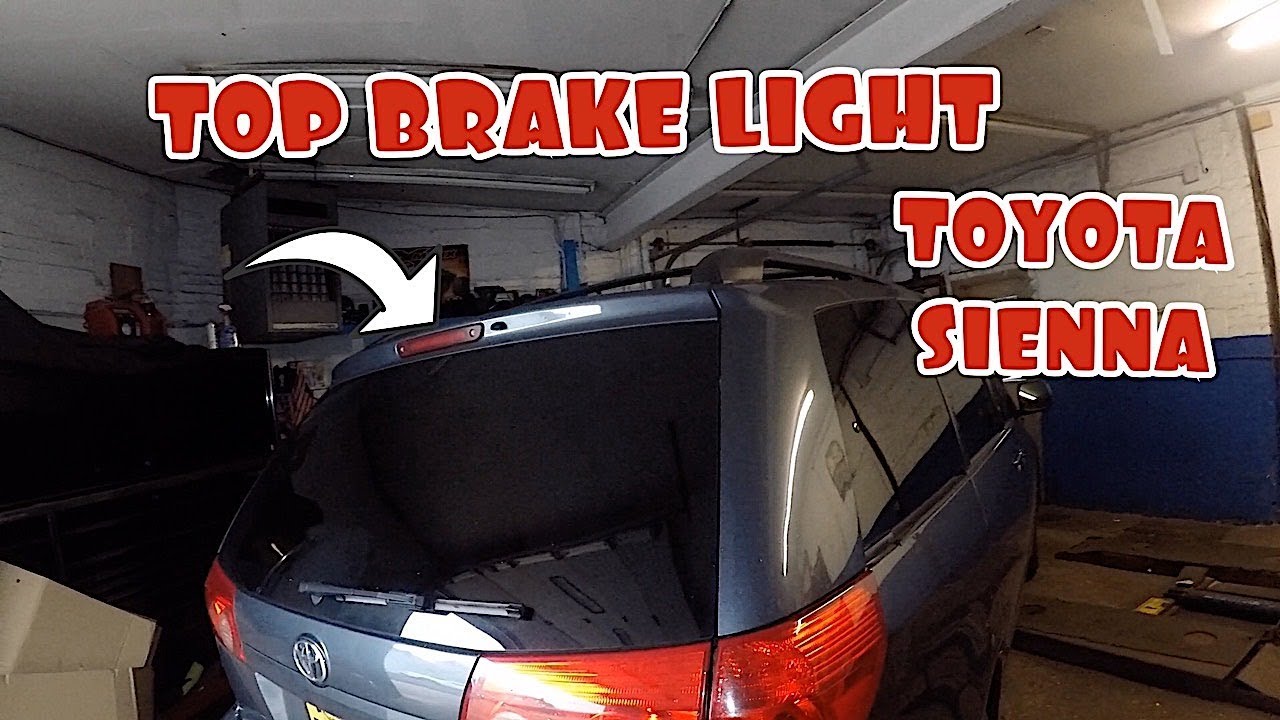 How to replace third brake light on Toyota Sienna - YouTube
