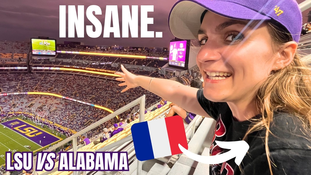 Going to my First College Football Game | It is insanely HUGE! Tiger Stadium (Death Valley) 🐯