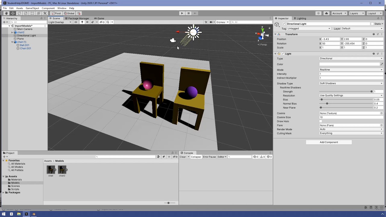 3D Game Design Demo 4 Repairing normals in Blender for