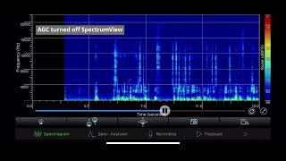 AGC turned Off in Spectrumview
