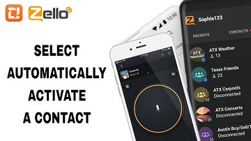 How To Select Automatically Activate A Contact On Zello App