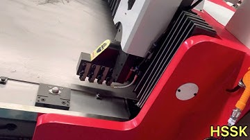 Horizontal cnc V grooving machine for stainless steel V notch slotting machine