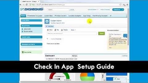 CHECK-in Setup Guide - Salesforce app