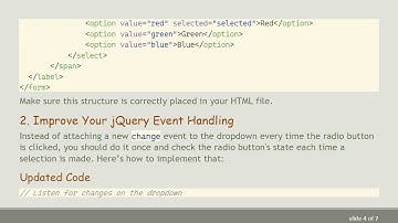 How to Control Dropdown Behavior Based on Radio Button Selection in jQuery click() Events