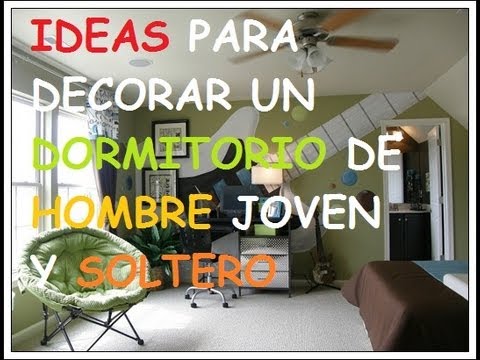 Decoracion de dormitorios para hombres solteros jovenes youtube Pintura habitación para jóvenes